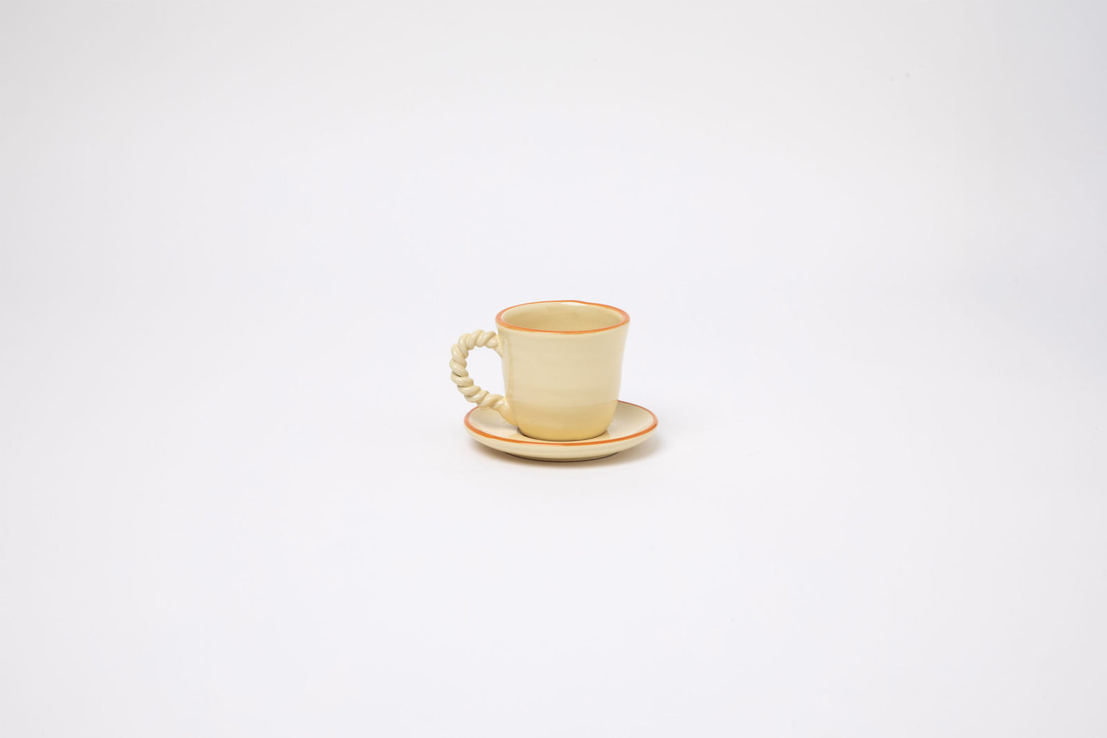 Dolce Coffee Cup & Saucer Lemon