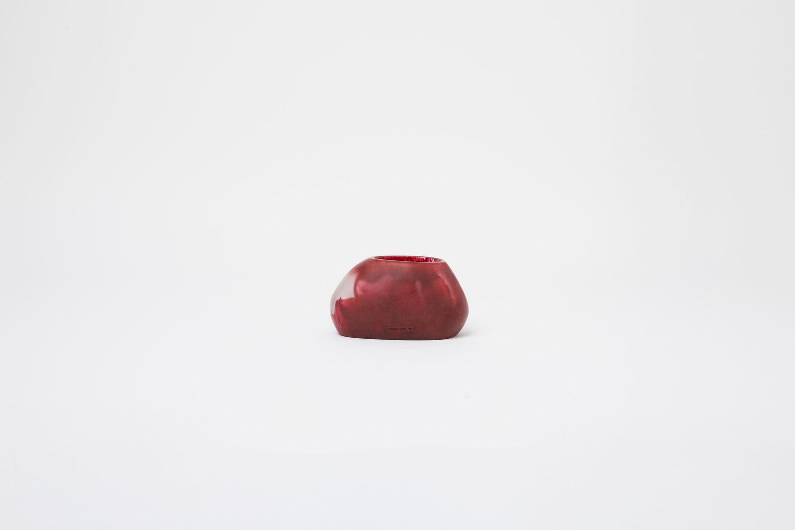 Oval Rock Vase Mulberry