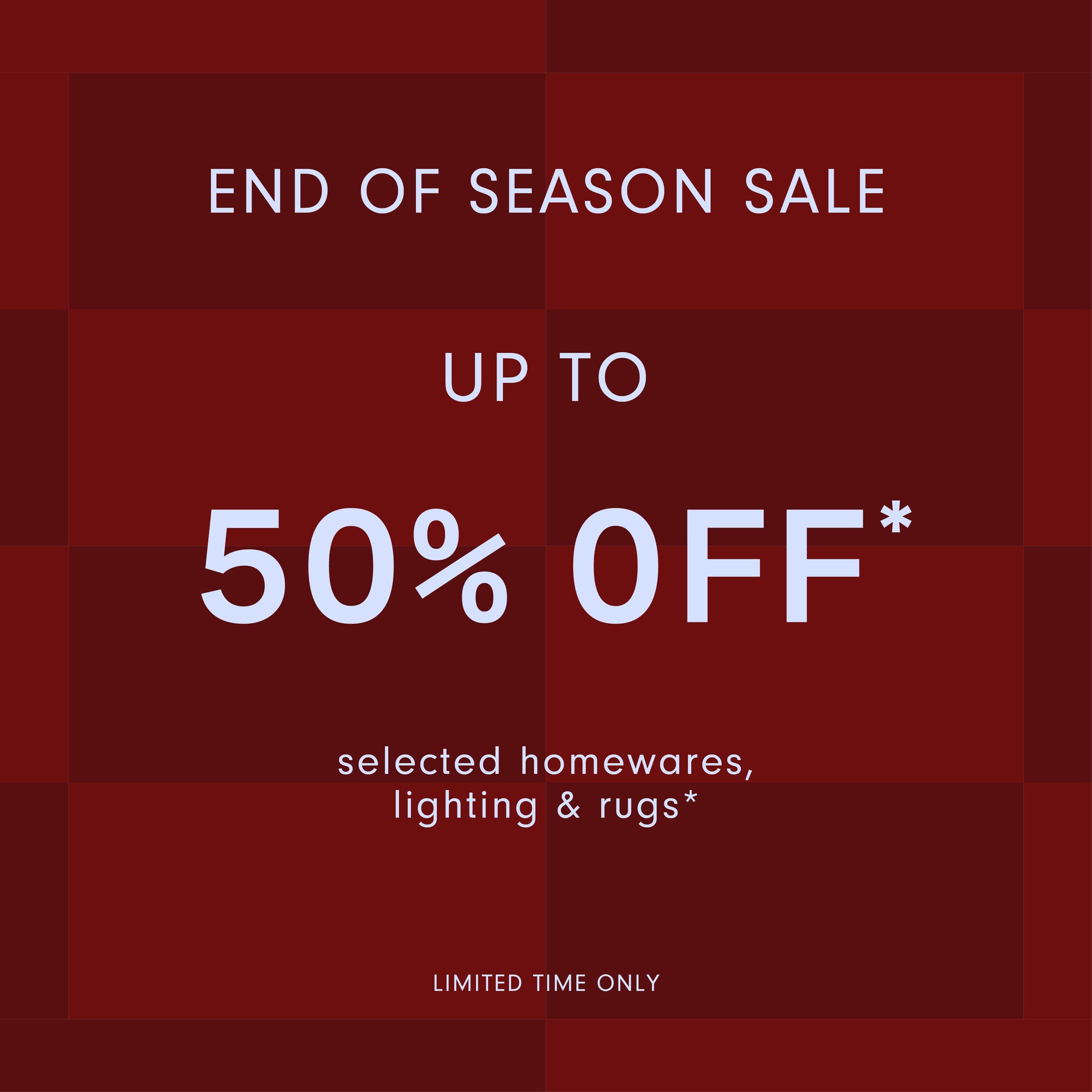 End of Season Sale