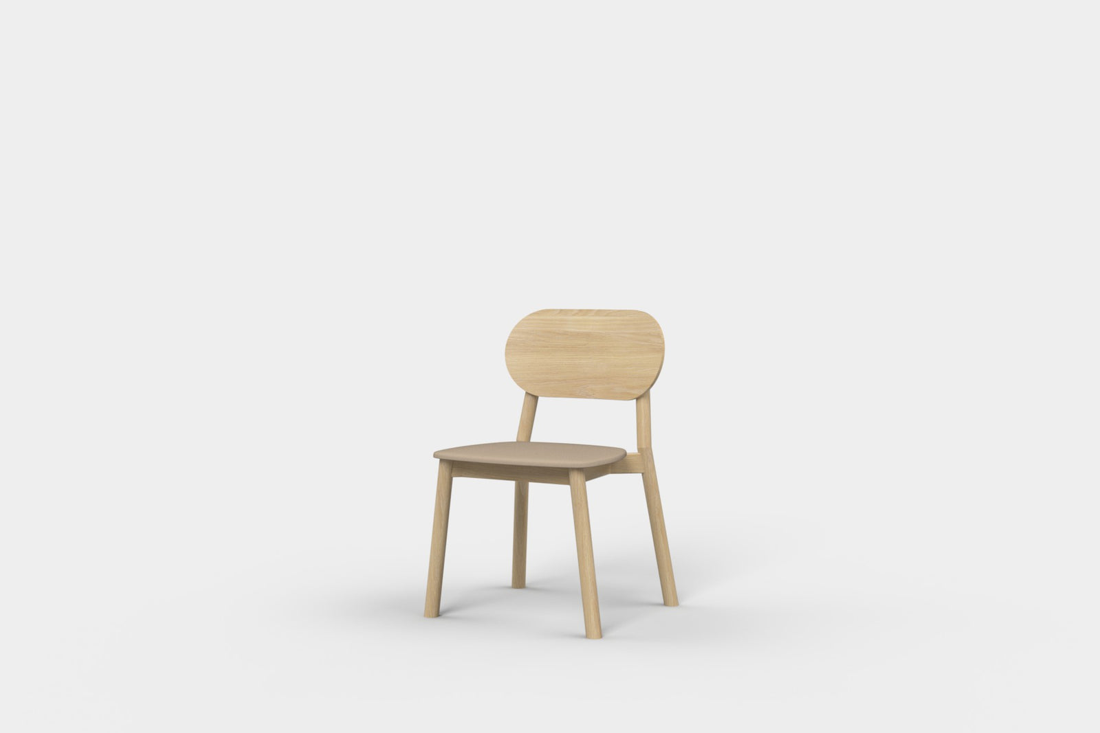 Ex-display - Mckenzie Upholstered Dining Chair Nickel