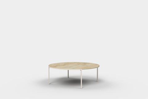 Ex-display - Alice Round Coffee Table Travertine
