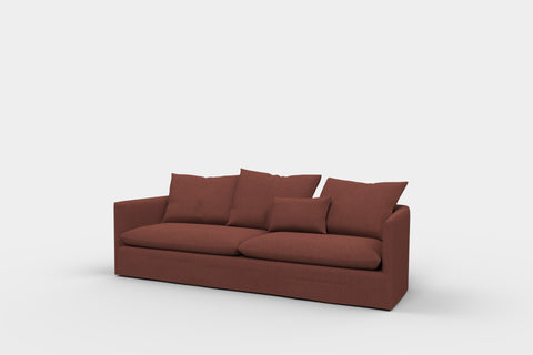 Ex-display - Cleo 3.5 Seater Sofa Mahogany