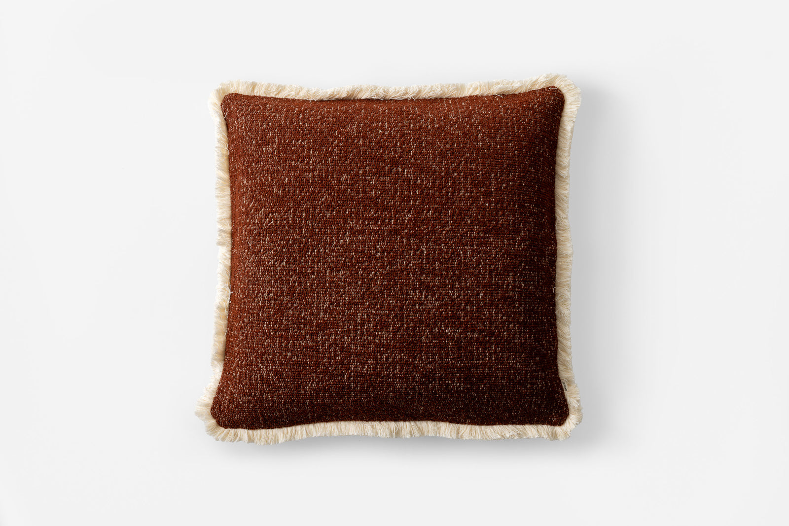 Bowie Square Fringe Cushion Ginger