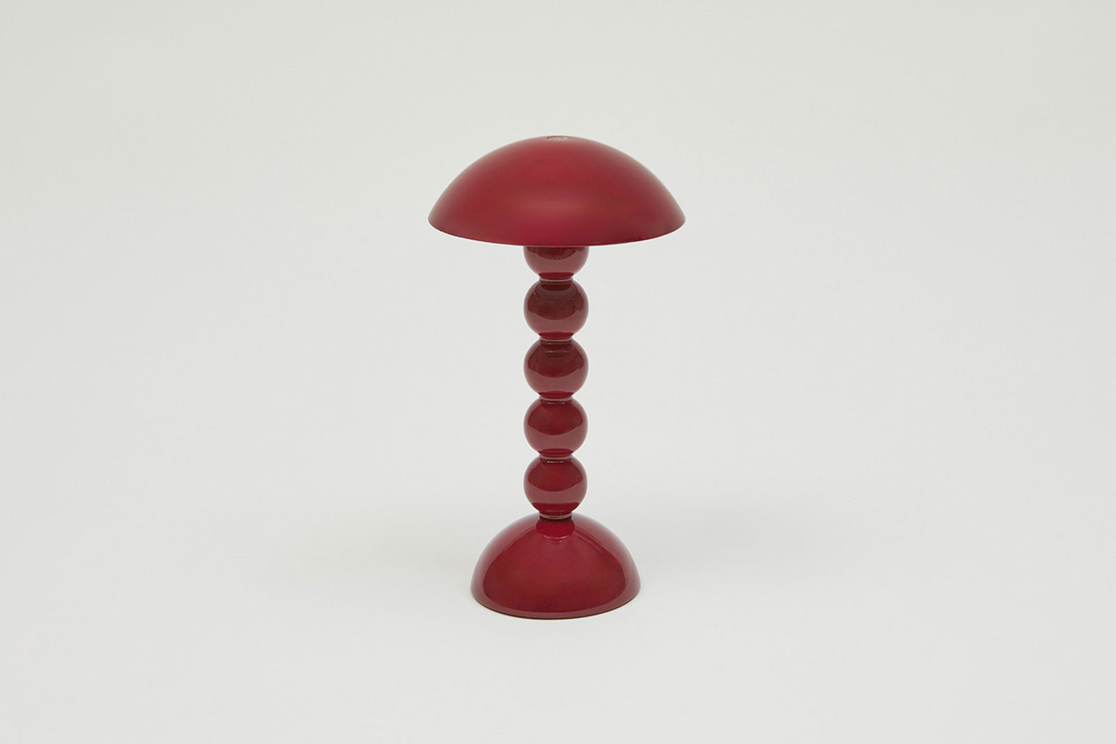 Bobbin Led Lamp Cherry Lacquer