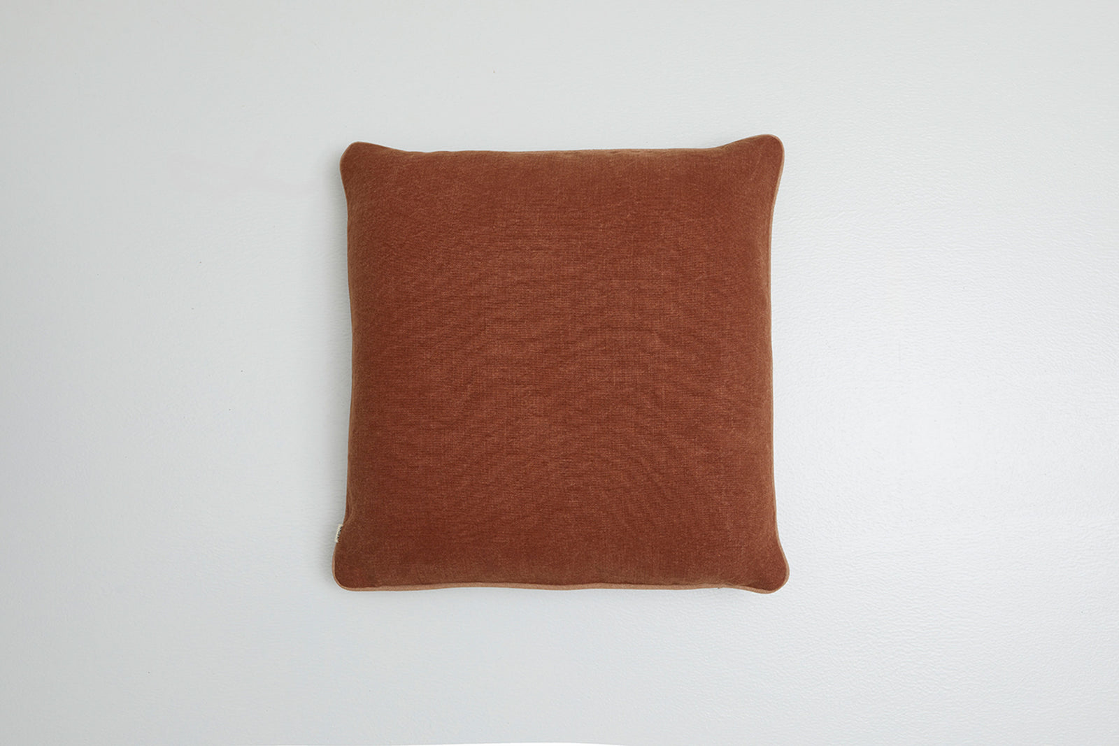 Duke Pipe Square Cushion Cinnamon