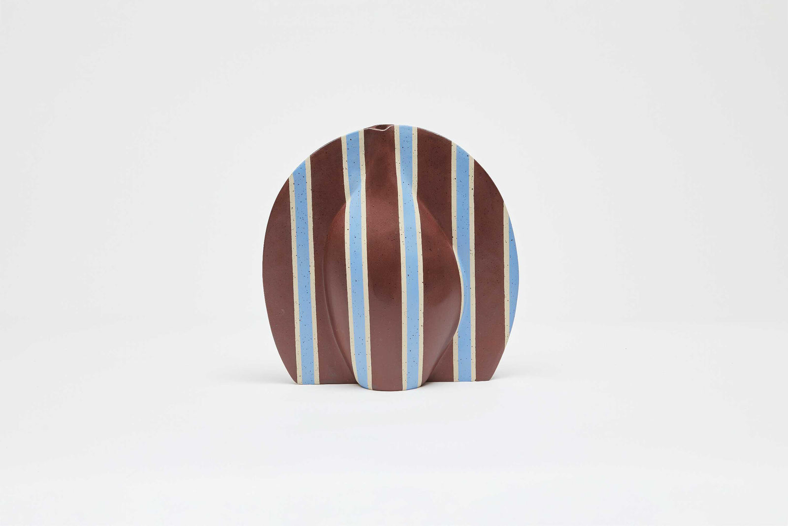 Canvas Medium Stripe Vase Mulberry