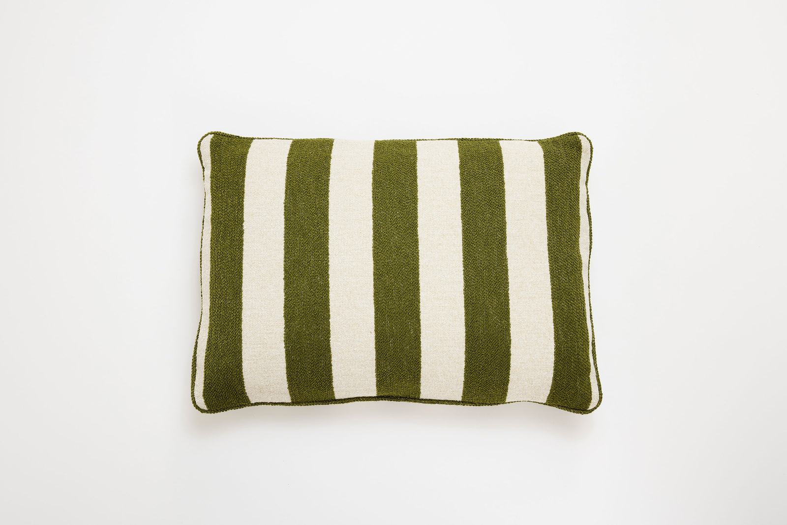 Riley Outdoor Rectangle Cushion Matcha Stripe