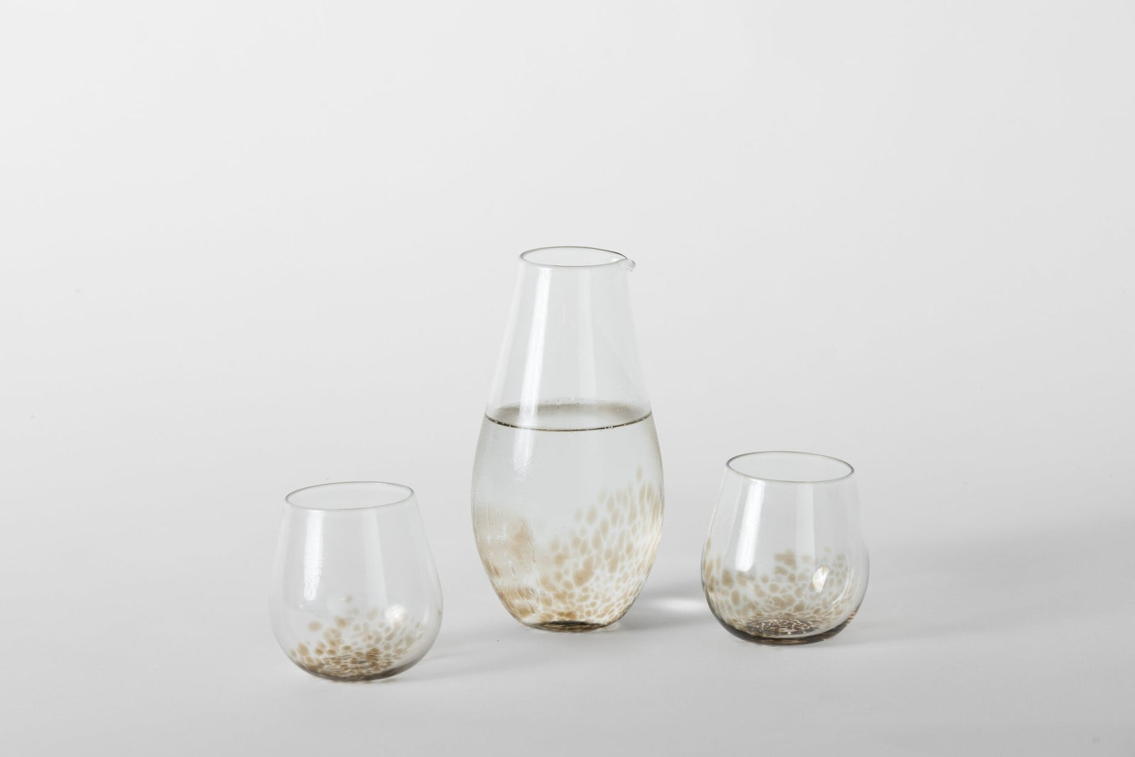Kanpai Tumblers Set Amber Glass Tumblers Set of 4 Amber