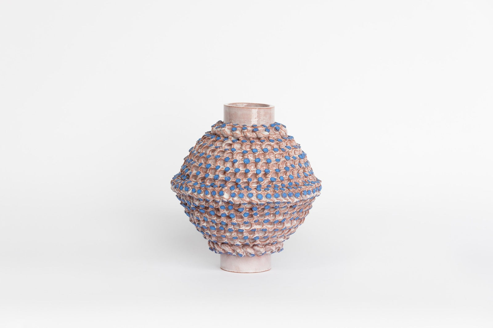 Dot Vase Large White & Pale Blue | Jardan | Homeware