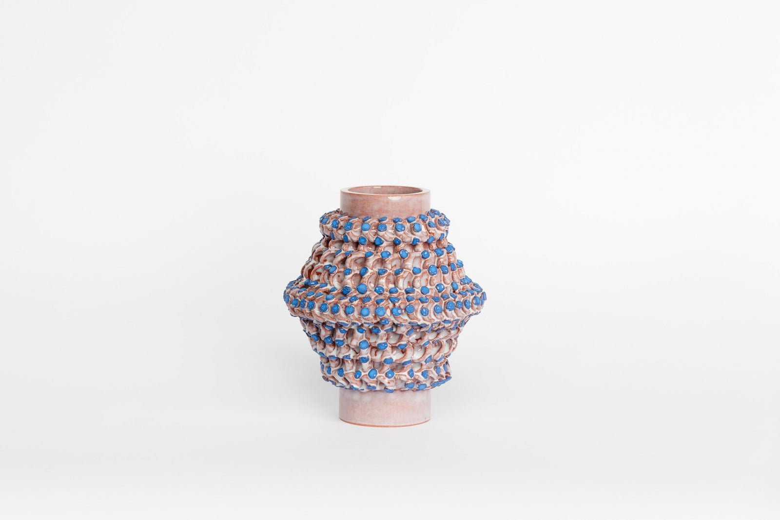 Dot Vase Small White & Pale Blue | Jardan | Homeware