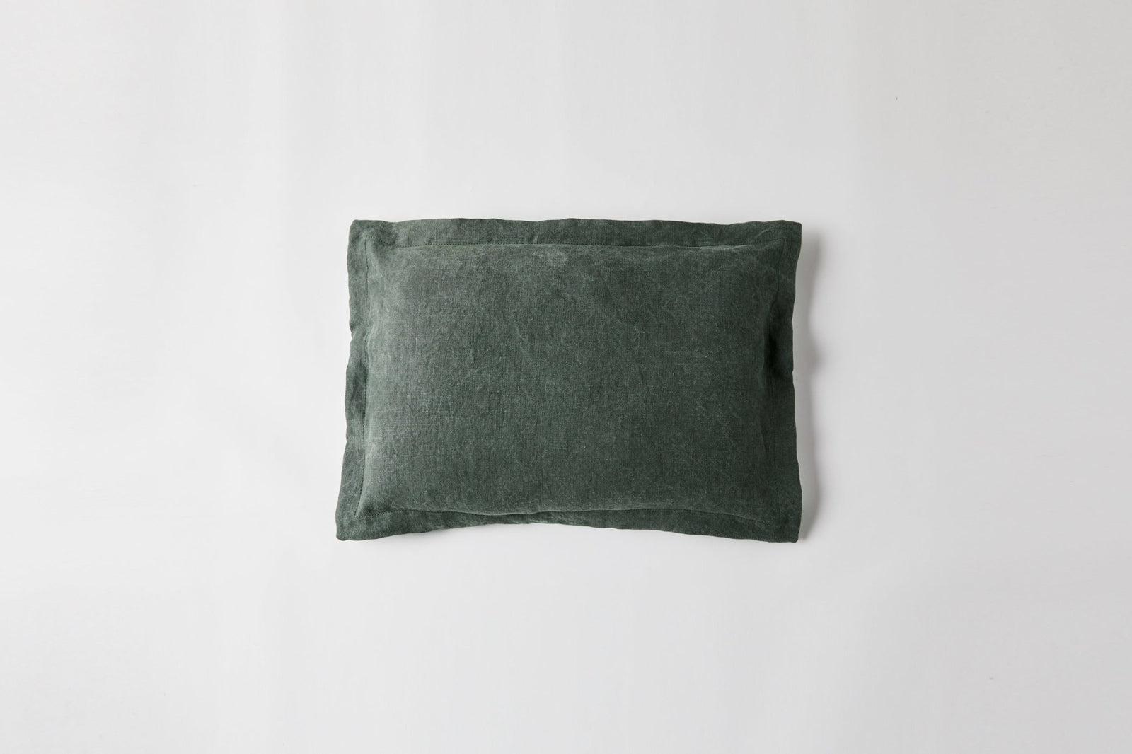 Duke Rectangle Cushion Forest Linen Rectangle 40 x 60cm Forest Green
