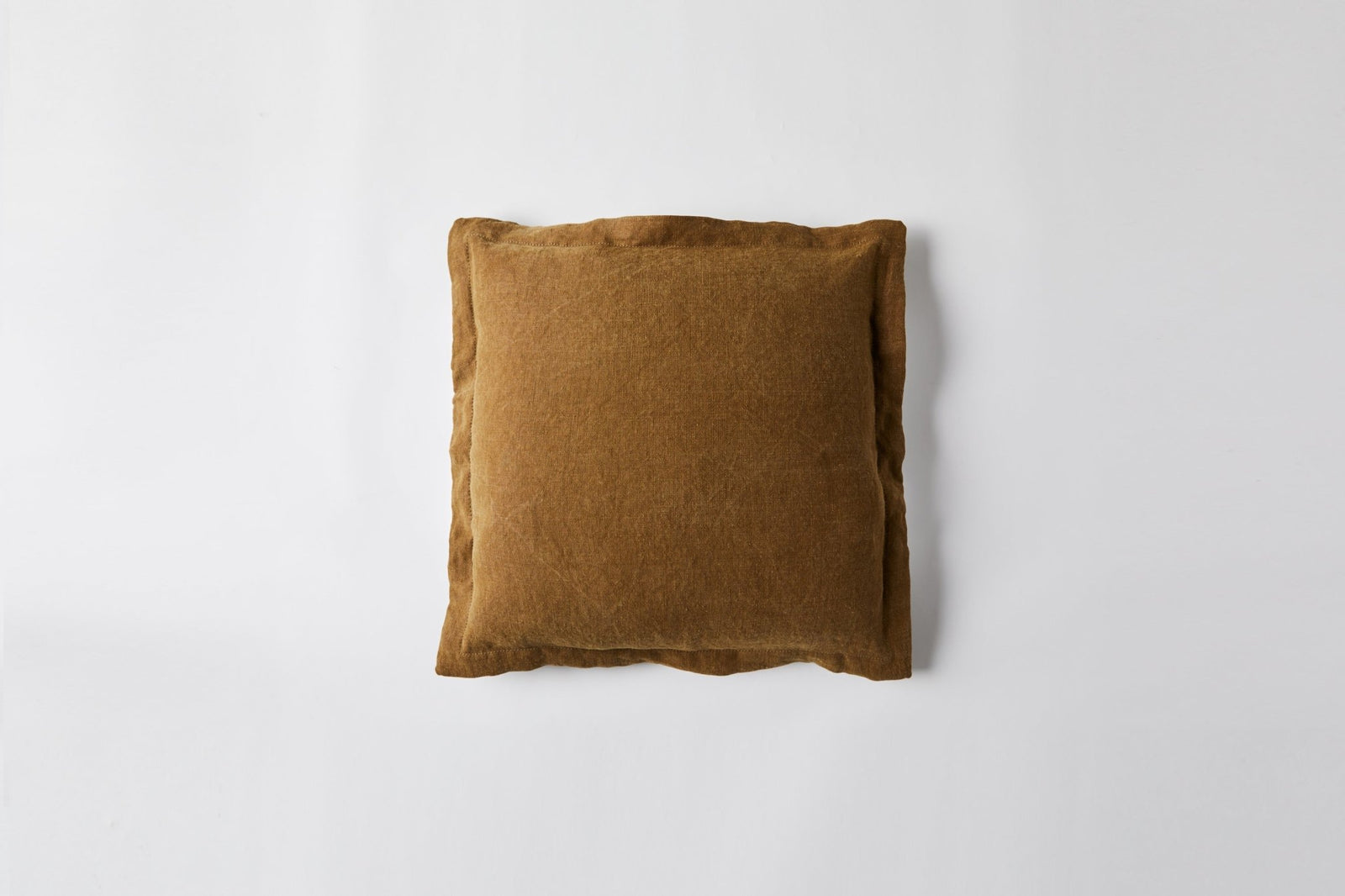 Duke Square Cushion Olive Linen Square 54 x 54cm Olive