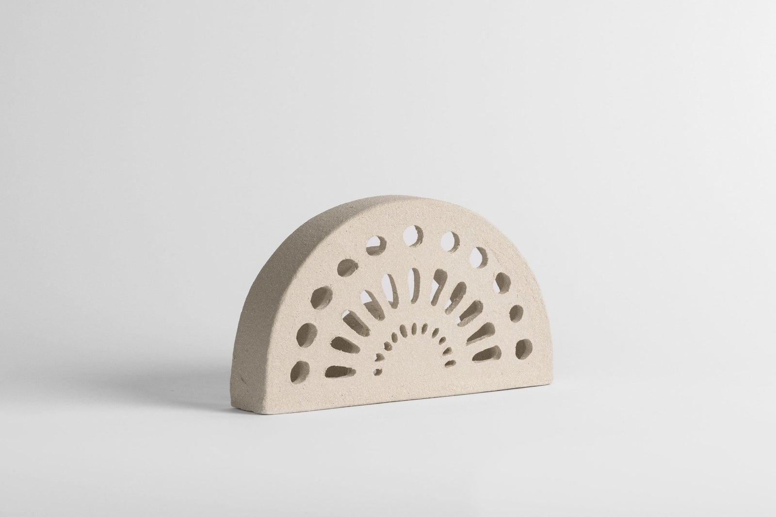 Icon Exhibition Building Sculptural 27 x 5 x 15cm Natural