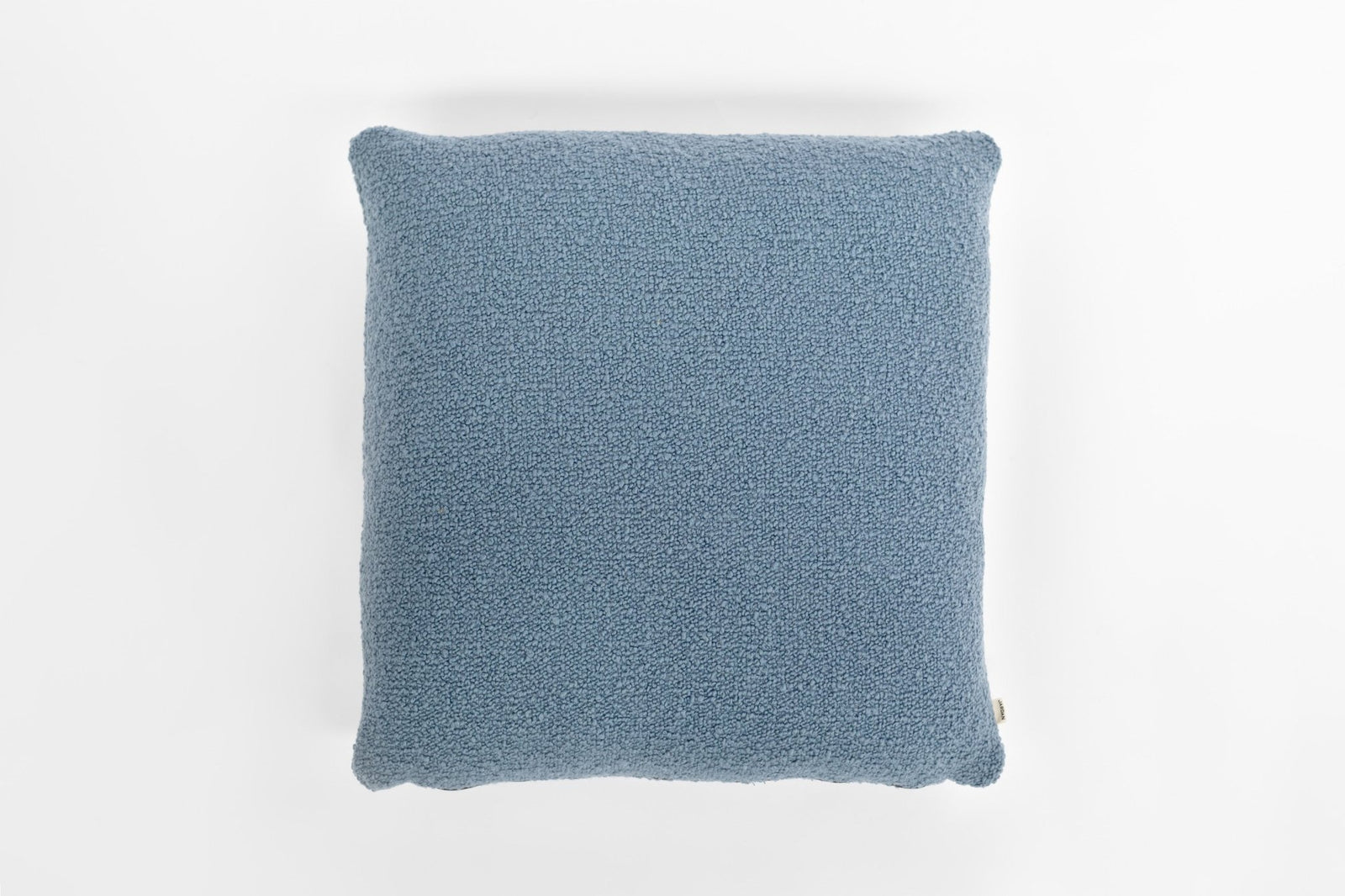 Poppy Cushion Denim Wool Square 54 x 54cm Denim