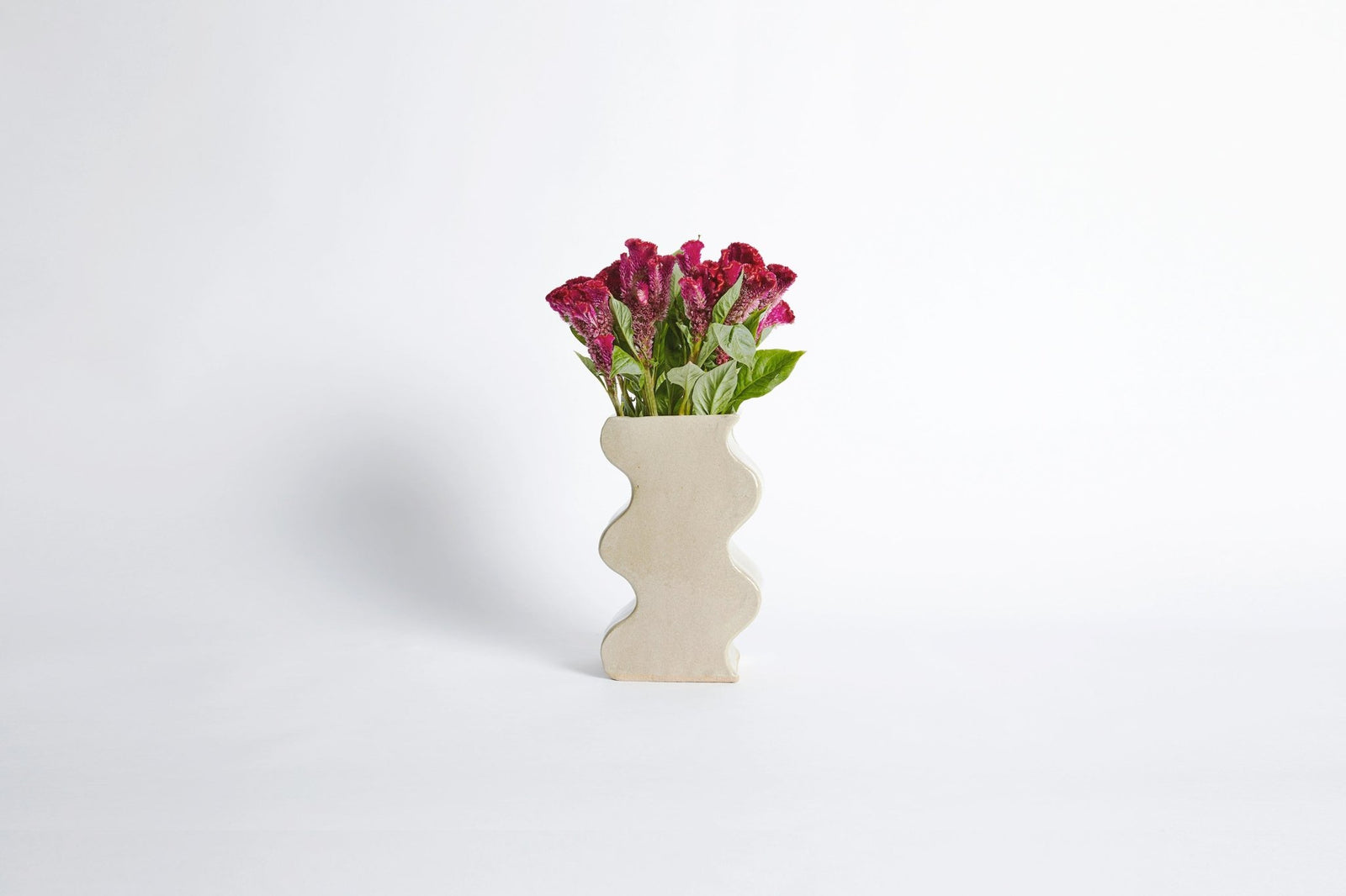 Wave Vase Sepia